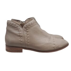 Diba Womens Ankle Leather Moto Boots shoes sz 8M